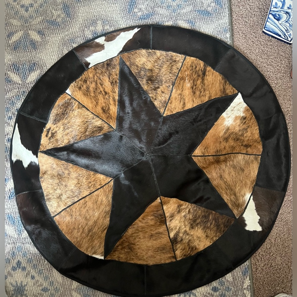 Homemade & Designed Cowhide Rug